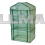 Садовая мини теплица на балкон 3 полки Grindi 70 x 50 x 125 см зеленая